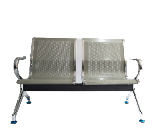 Airport Bench 2 Seater Mild Steel 125cm WA3
