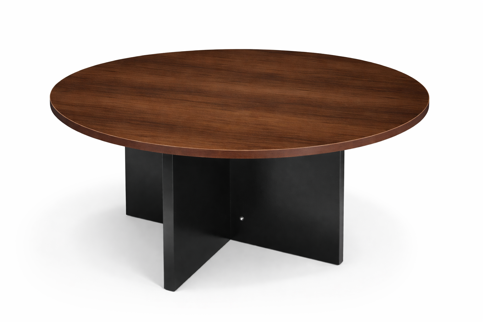 Round Board Room Table Black OZ25RMT