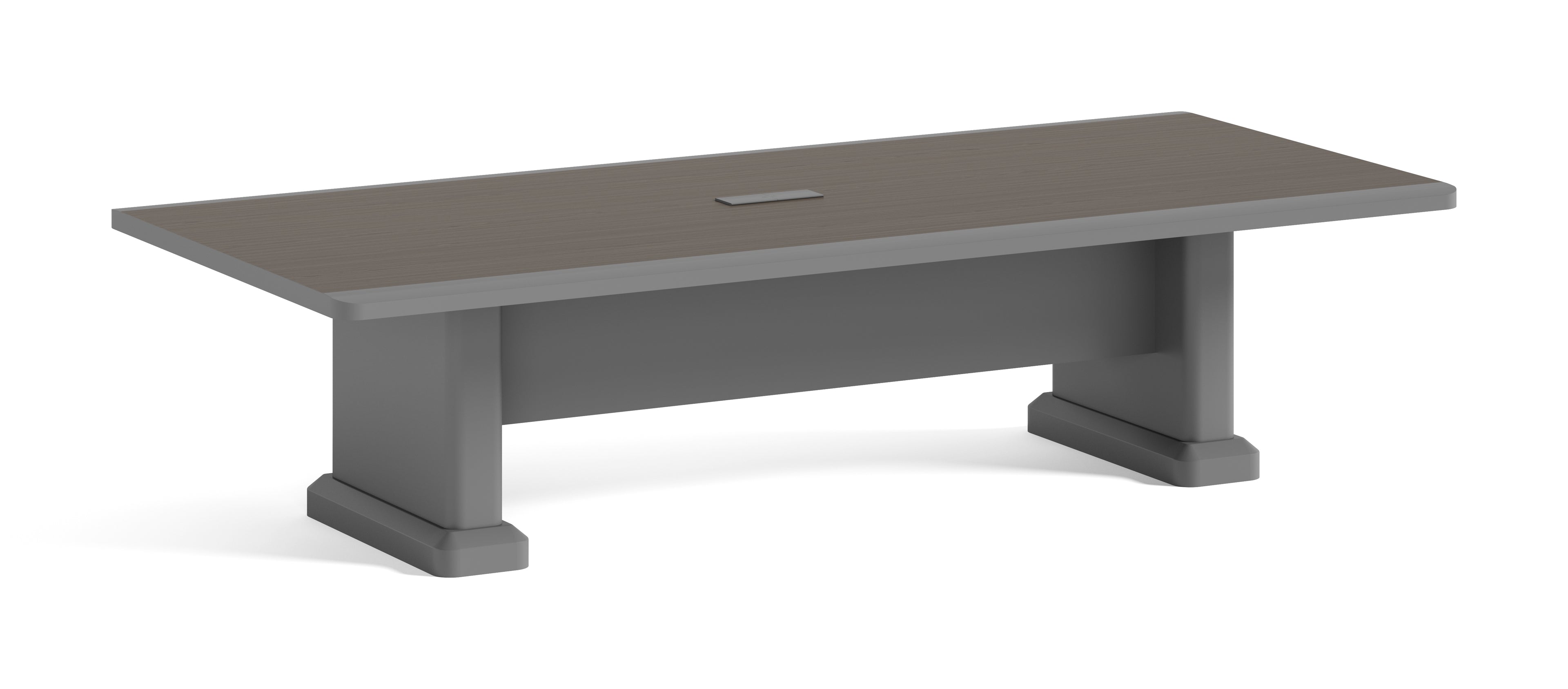 Conference table 240cm dark oak boardroom furniture, model OZ3104  