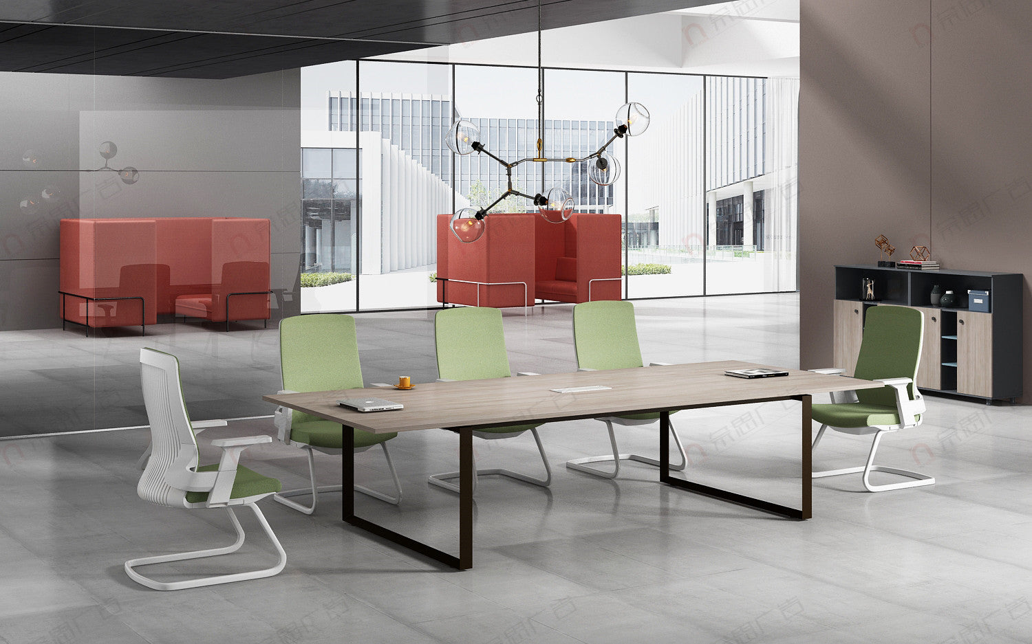 Conference table 240cm professional meeting table, model OZR09  