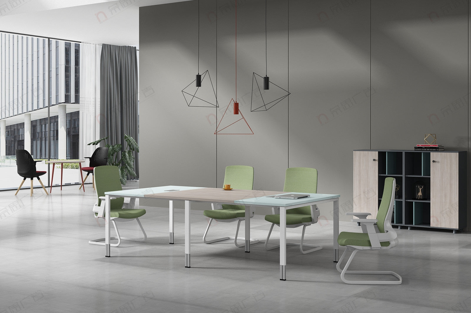 Conference table 240cm modern design, model OZR16  