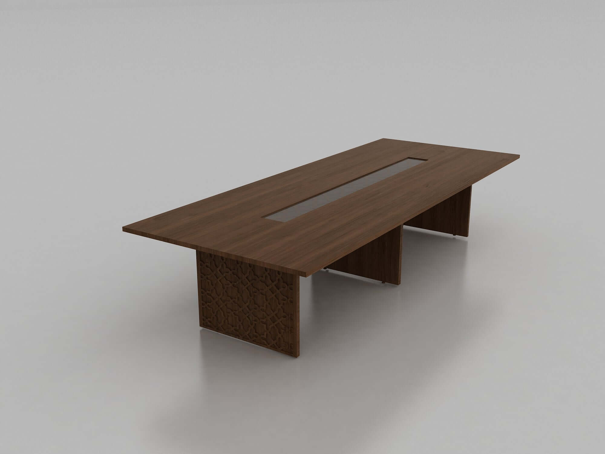Dark oak conference table 350cm executive meeting room furniture  