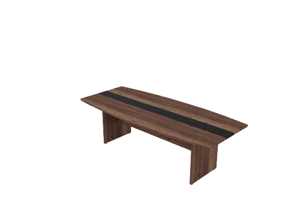 Dark oak office desk Minyatur design, model MT03 compact workspace  