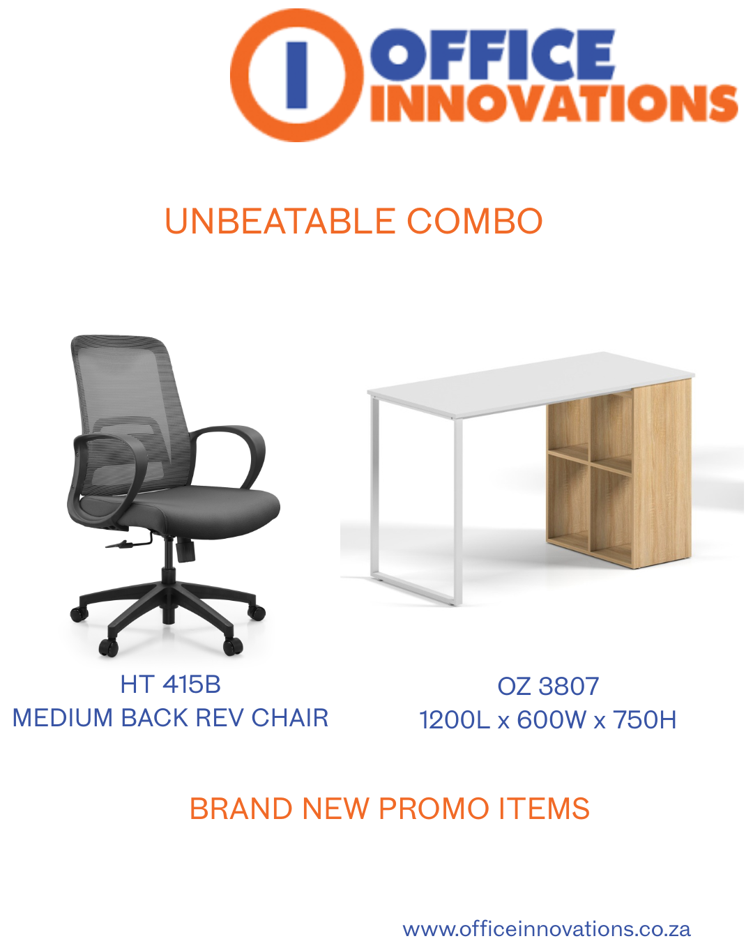 Office Desk Chair Combo HT415B-OZ3807