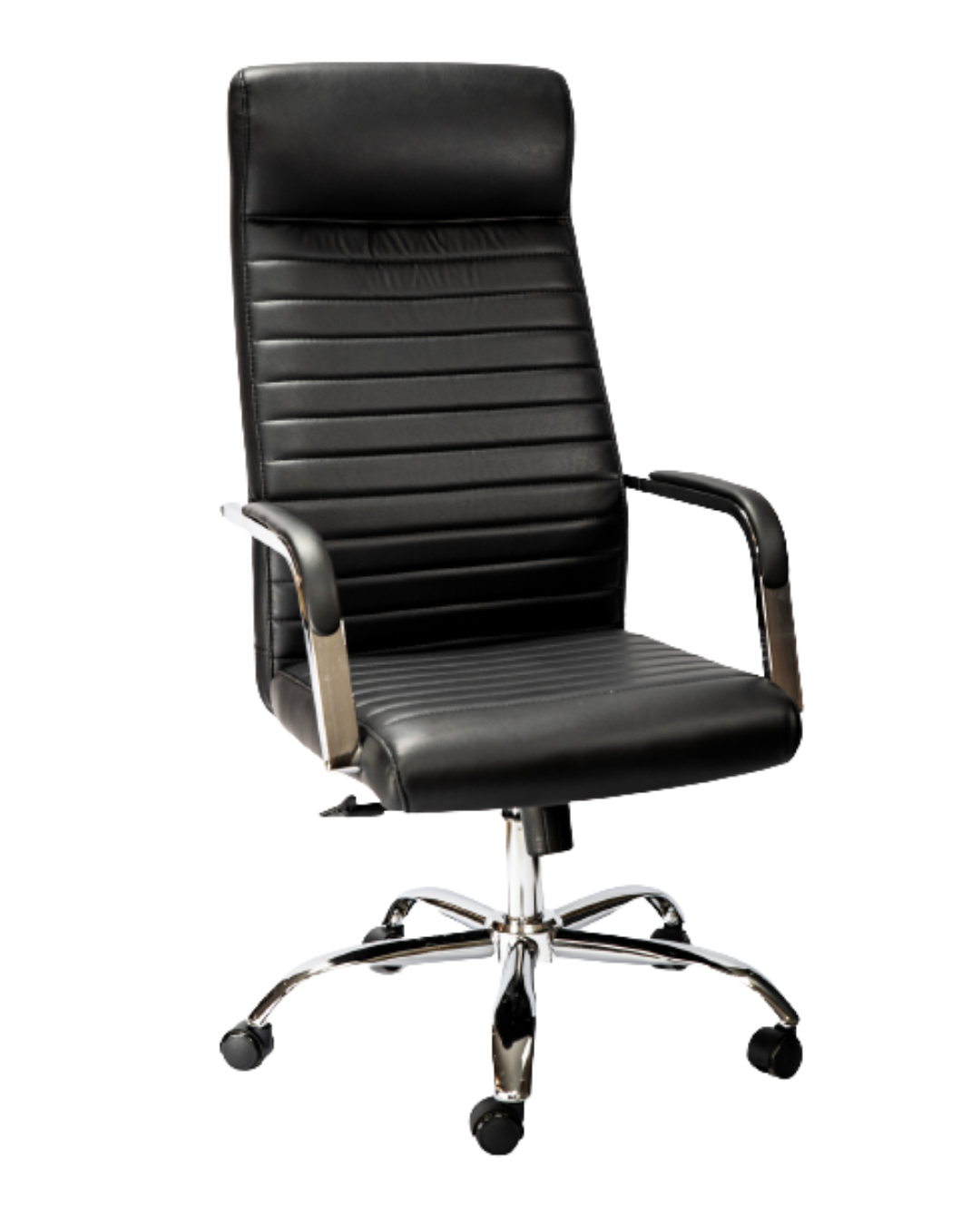 High Back Leather Chair Chrome Base SP926A