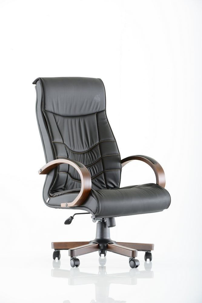 High-back office chair black style modern design, model 000N  
