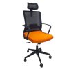 High-back office chair orange vibrant workspace chair, model HT7042A  