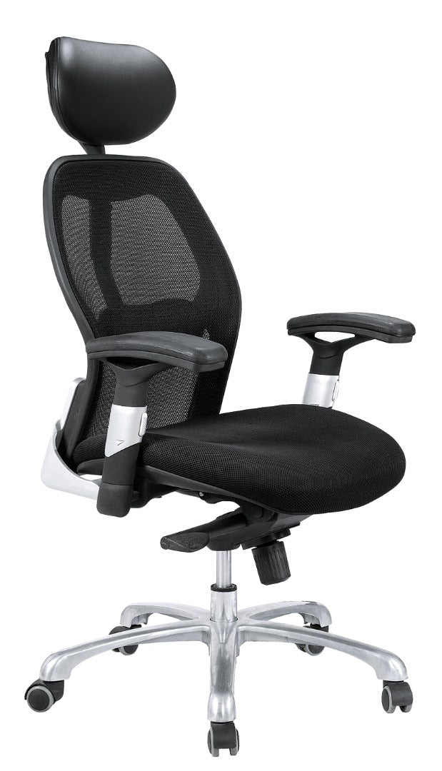 High-back office chair black professional chair, model HT7049A  