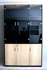 Light oak L-shaped office desk corner workstation, model OZ1371  