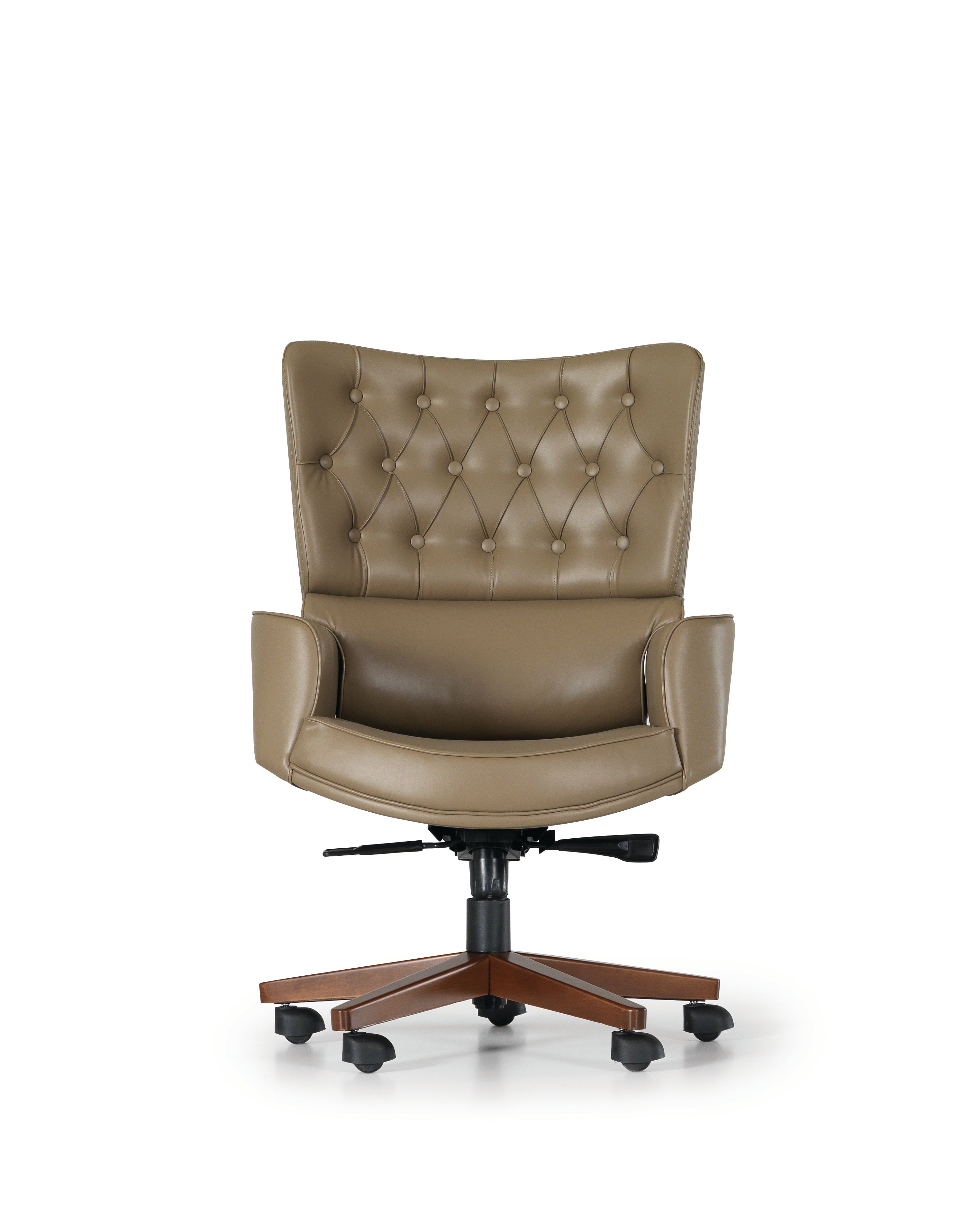 Mid-back office chair grande kapitone style luxurious design  