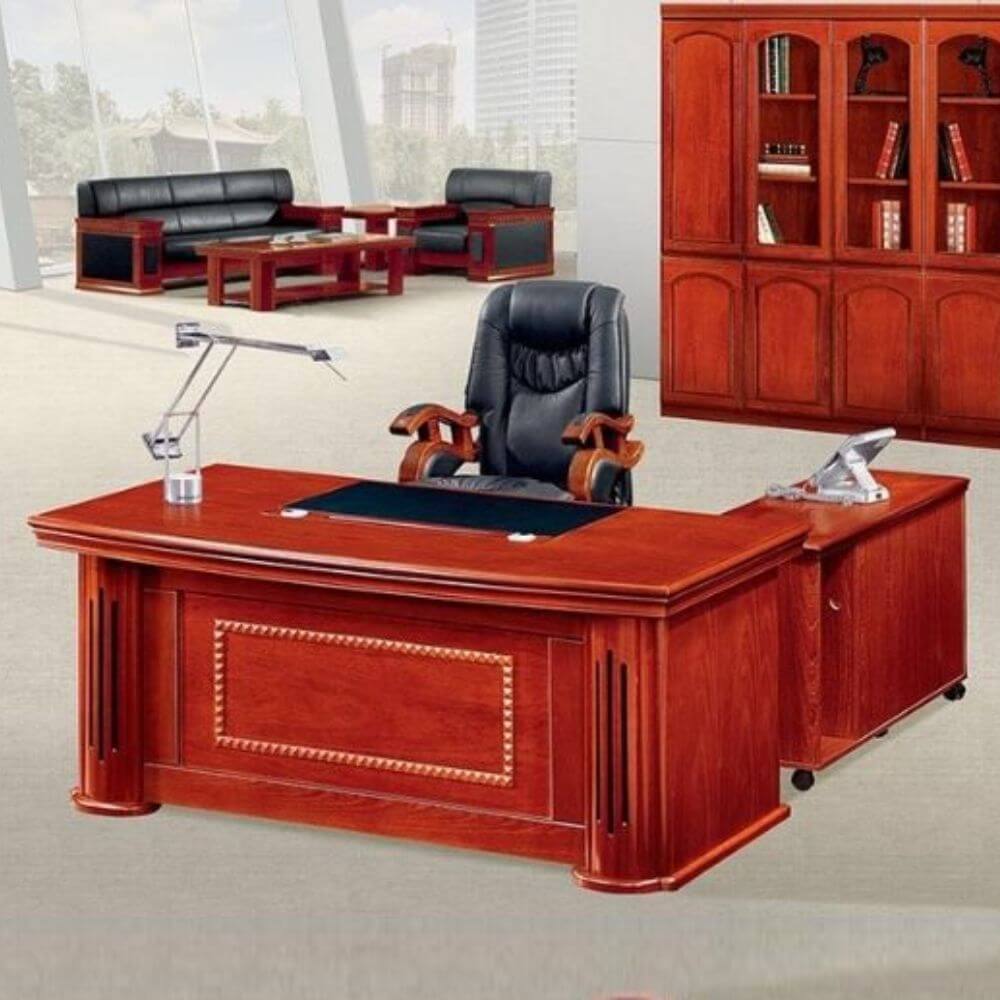 Office desk credenza mobile drawer 160cm, STLA26 compact office storage  