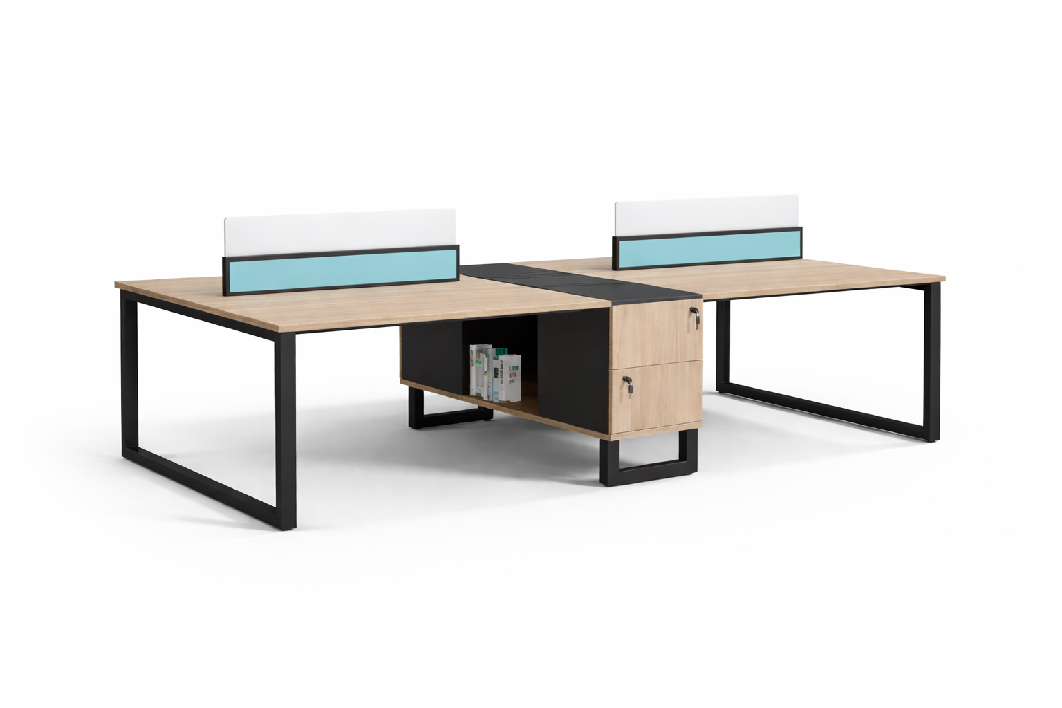 4 Way Workstation Desk 280cm OZ1740