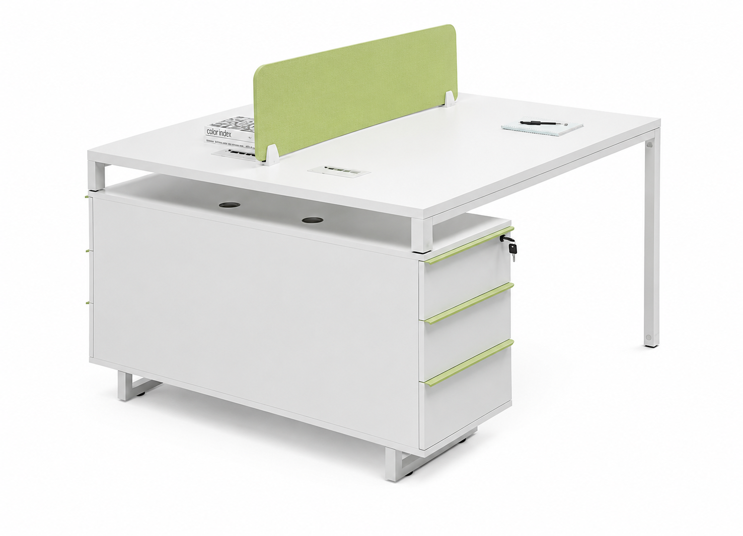 2 Way Workstation Desk 120cm OZSL116