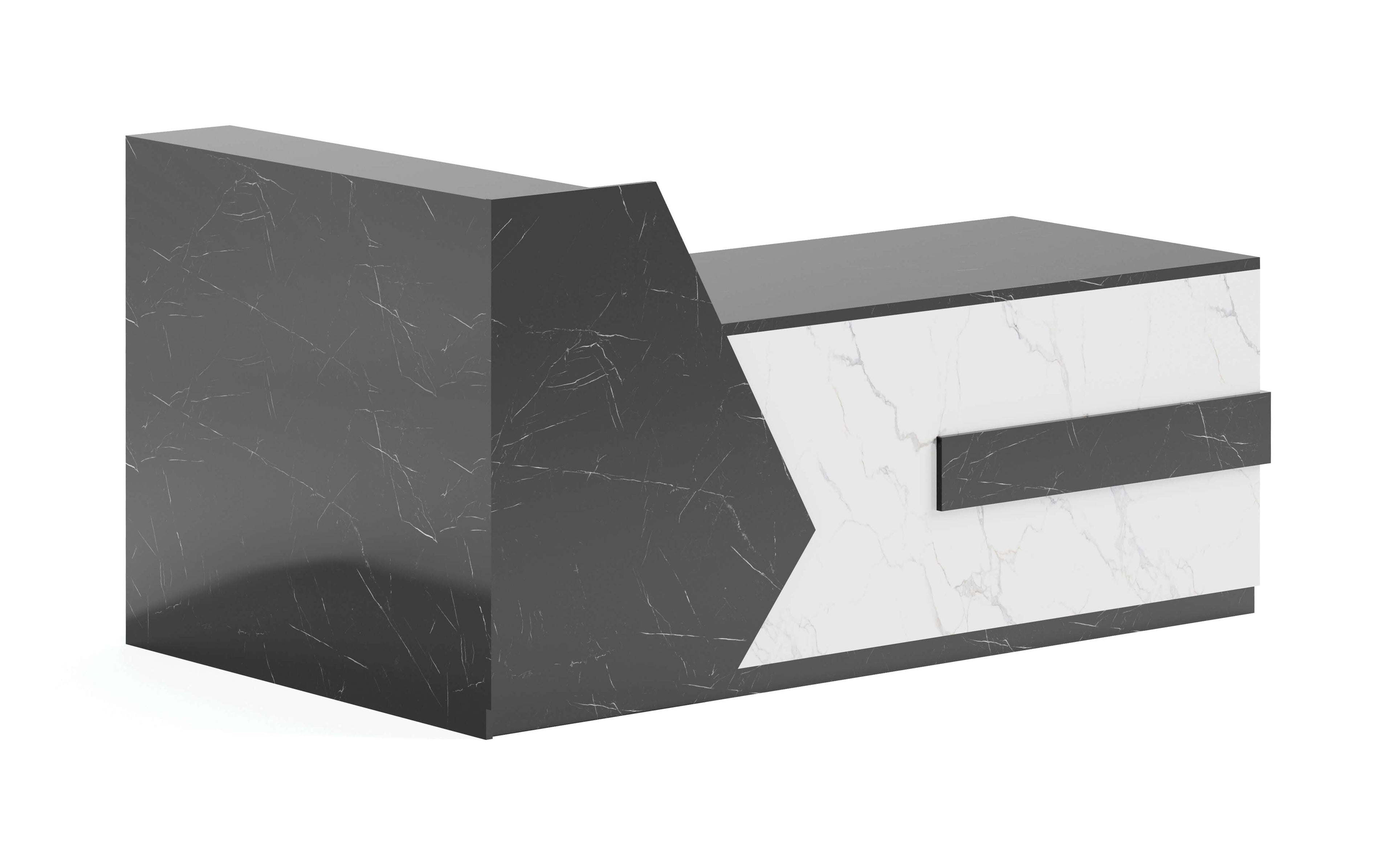 Reception counter 180cm modern front desk, model OZ-3139  