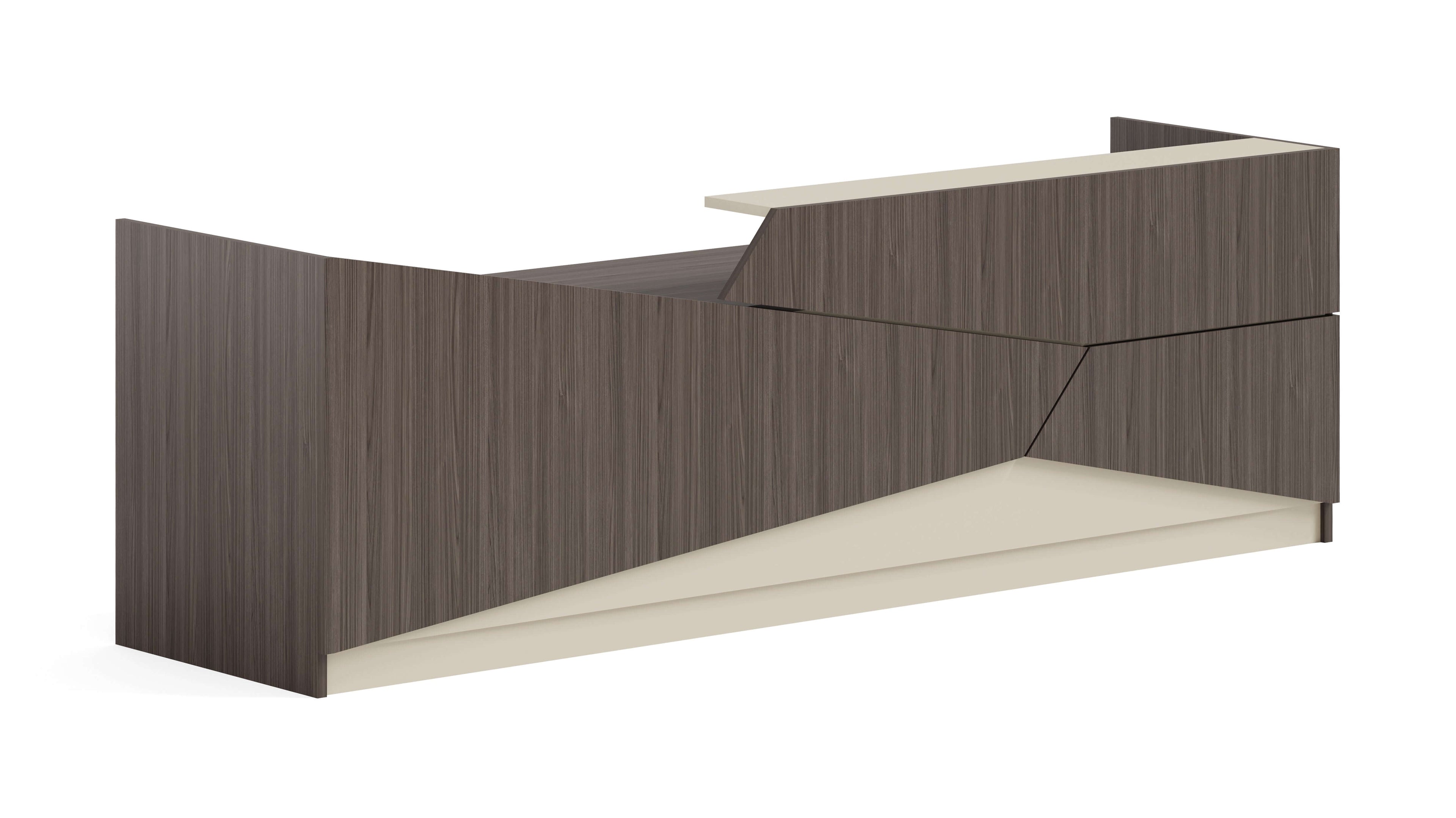Reception counter 200cm contemporary reception desk, model OZ-3135  