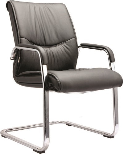 Visitors office chair black modern guest chair, model RF52XD  